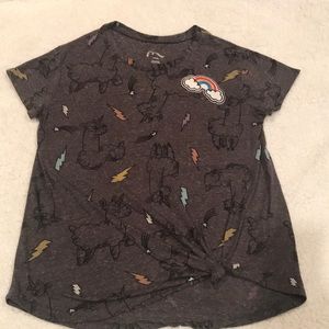 6/$20 Art Class Llamacorn Tee